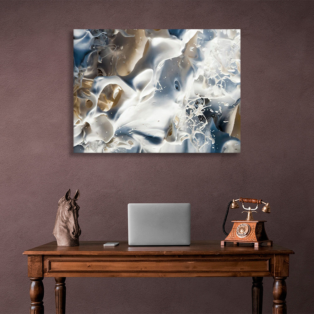 Zarte Schattierungen abstrakter Abstraktion Leinwand Wand Kunstdruck