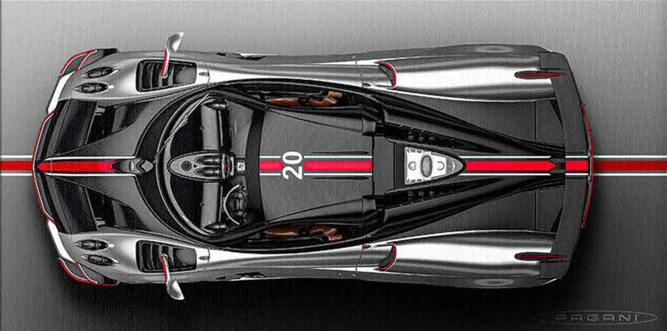Leinwandbild, Porsche 911, grün, auf grauem Hintergrund