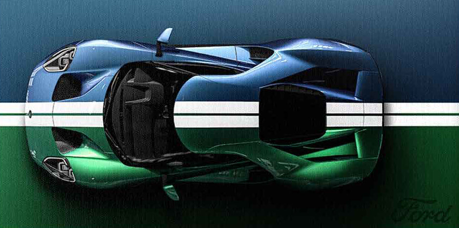FORD GT BACKSIDE