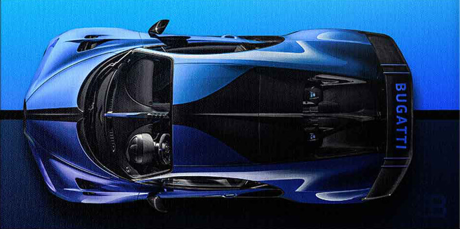 BUGATTI BLUE BACKSIDE