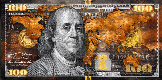Benjamin Franklin - Dollar, MAP Poster