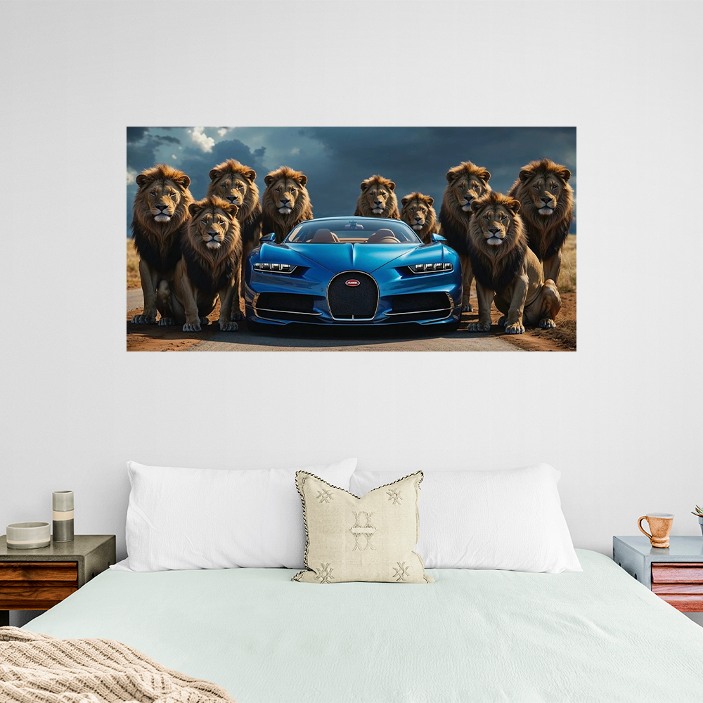 Bugatti Brotherhood Canvas Wall Art