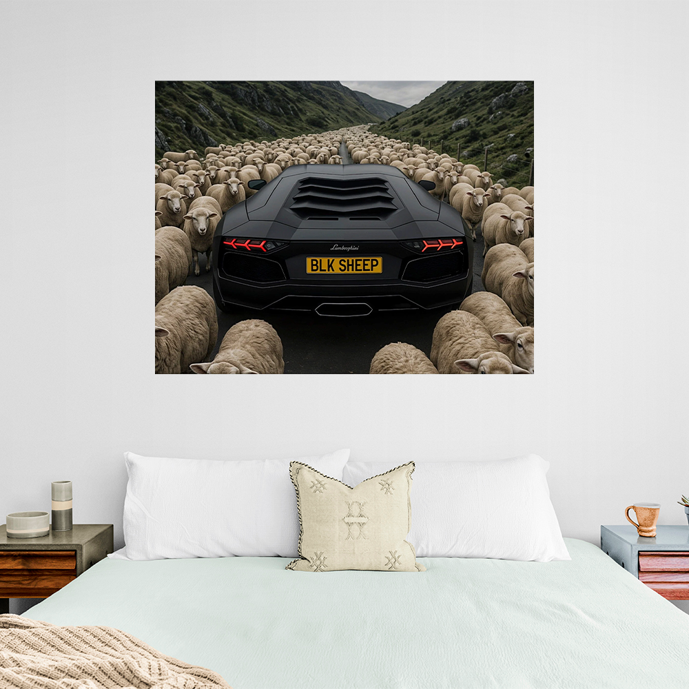 Leinwandbild „Roter Ferrari“