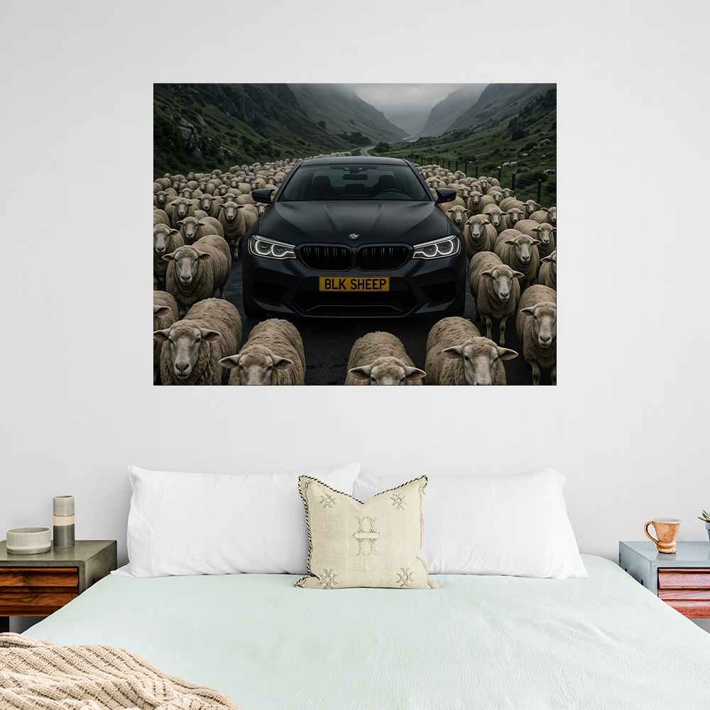 Leinwandbild „Roter Ferrari“