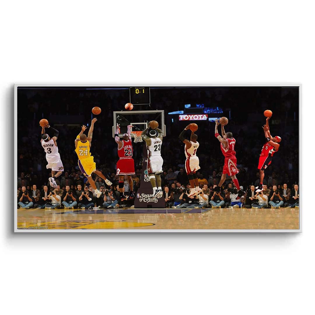 100 $ Pop-Art-Kunstdruck auf Leinwand