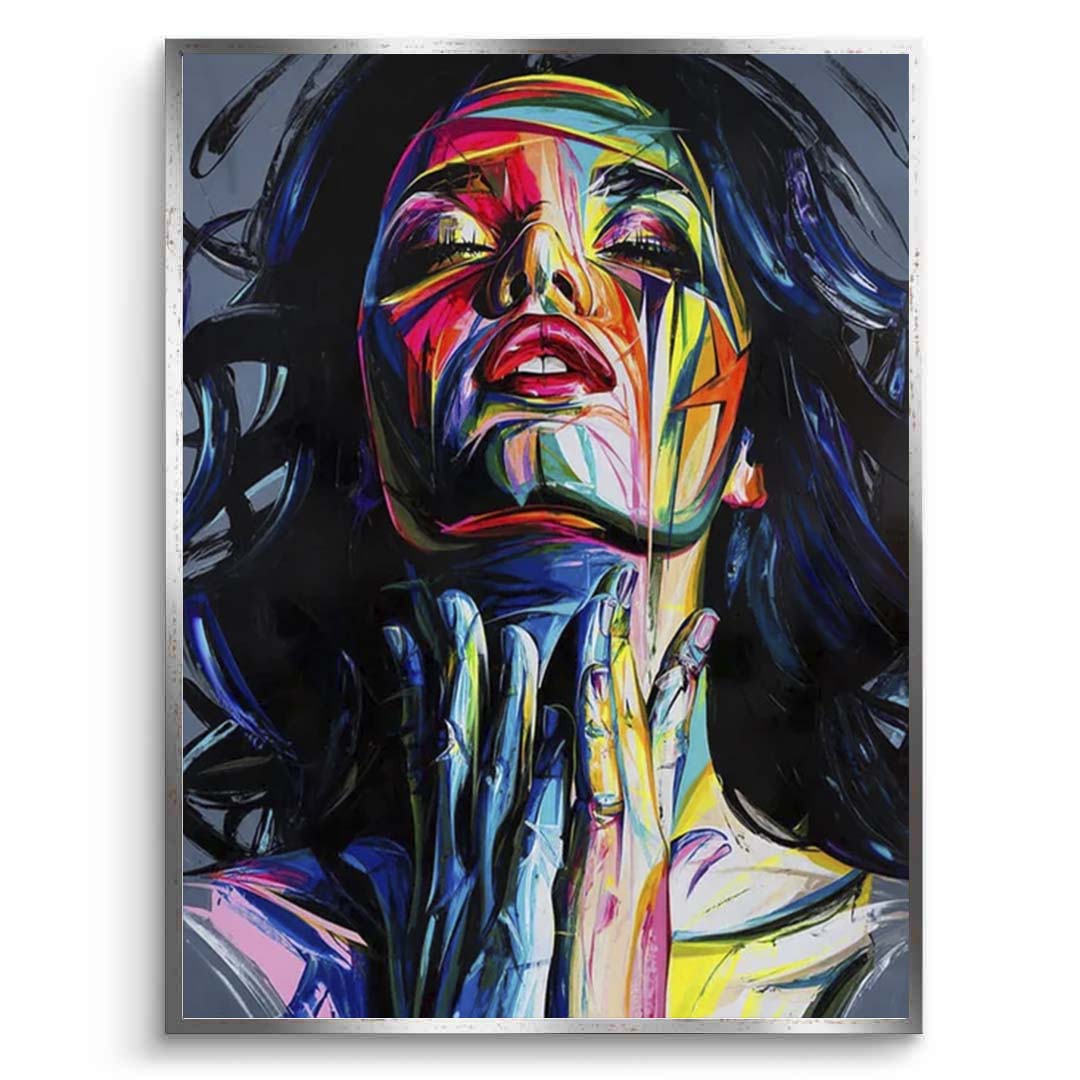 For home Passionate girl Canvas Wall Art Print