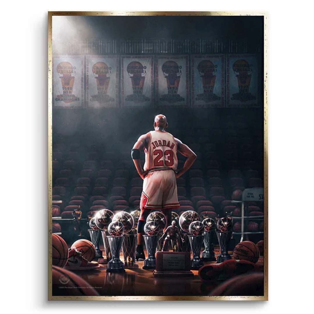 Michael Jordan: The Path to Greatness Canvas Wall Art