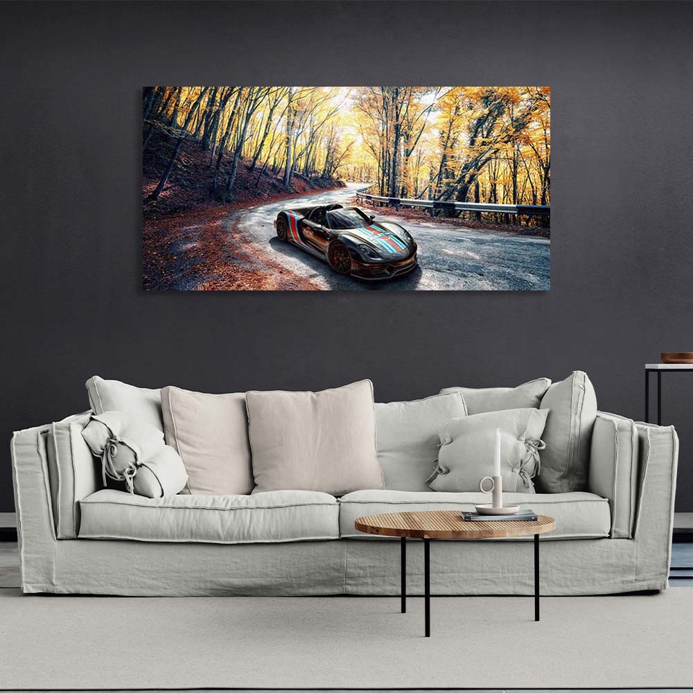 Leinwandbild, Wandbild, Auto, Porsche 918 Spyder