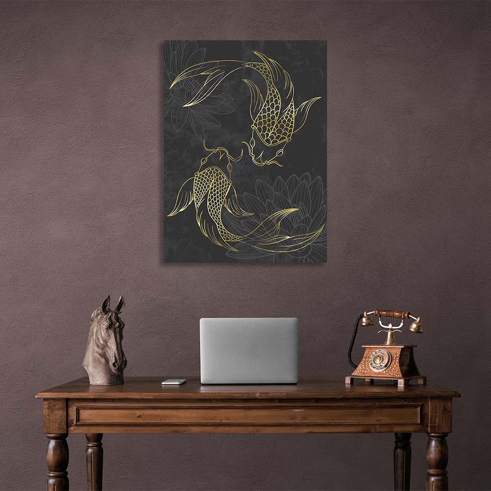 Leinwandbild Sternzeichen Fische