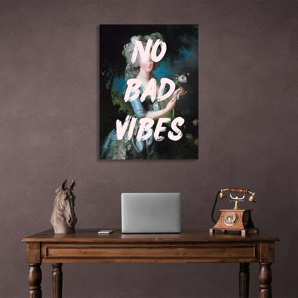 Leinwandbild „No bad vibes“