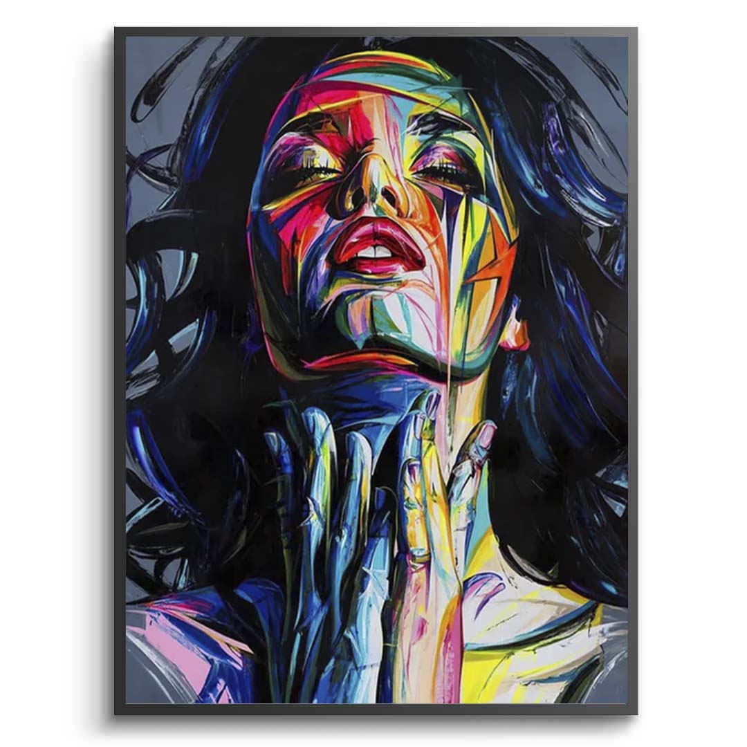 For home Passionate girl Canvas Wall Art Print