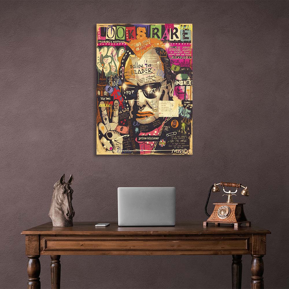 Pop Art Looks Rare Leinwand-Kunstdruck
