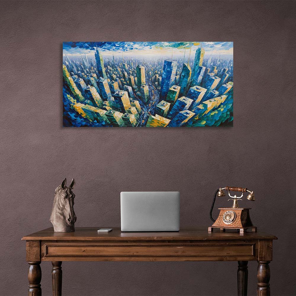 Leinwandbild, Wandbild, gemalt, New York