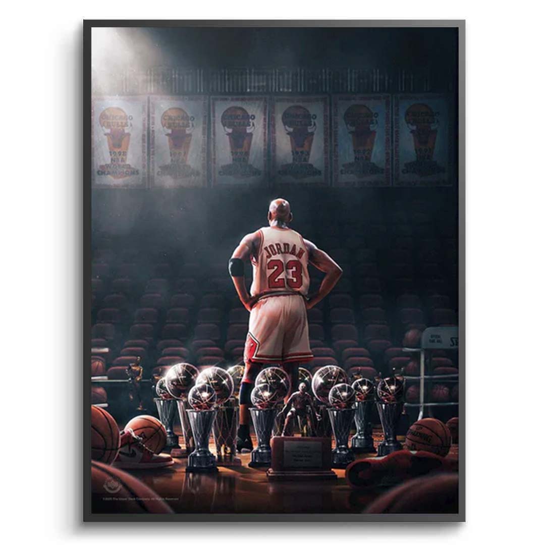 Michael Jordan: The Path to Greatness Canvas Wall Art