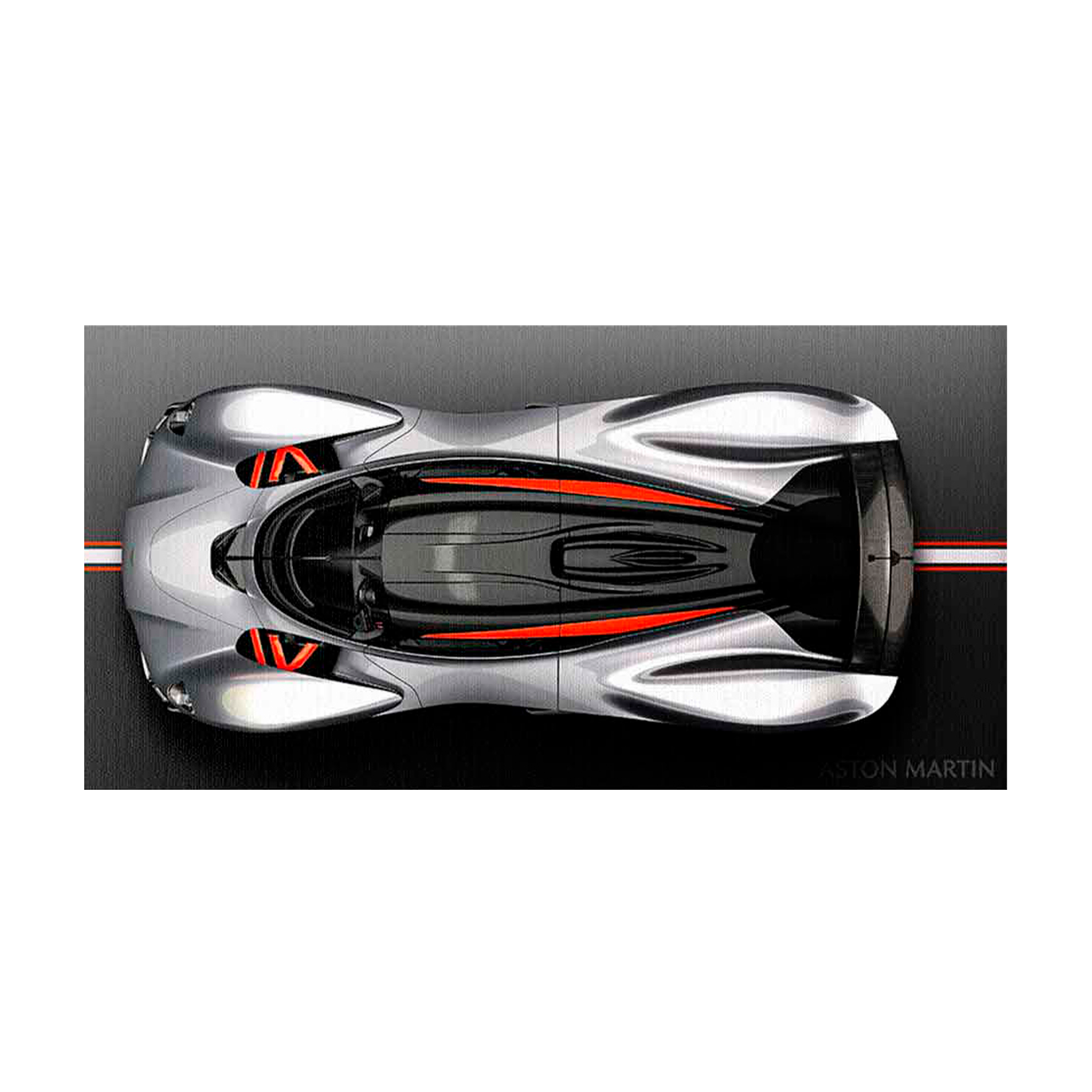 Leinwandbild, Porsche 911, grün, auf grauem Hintergrund