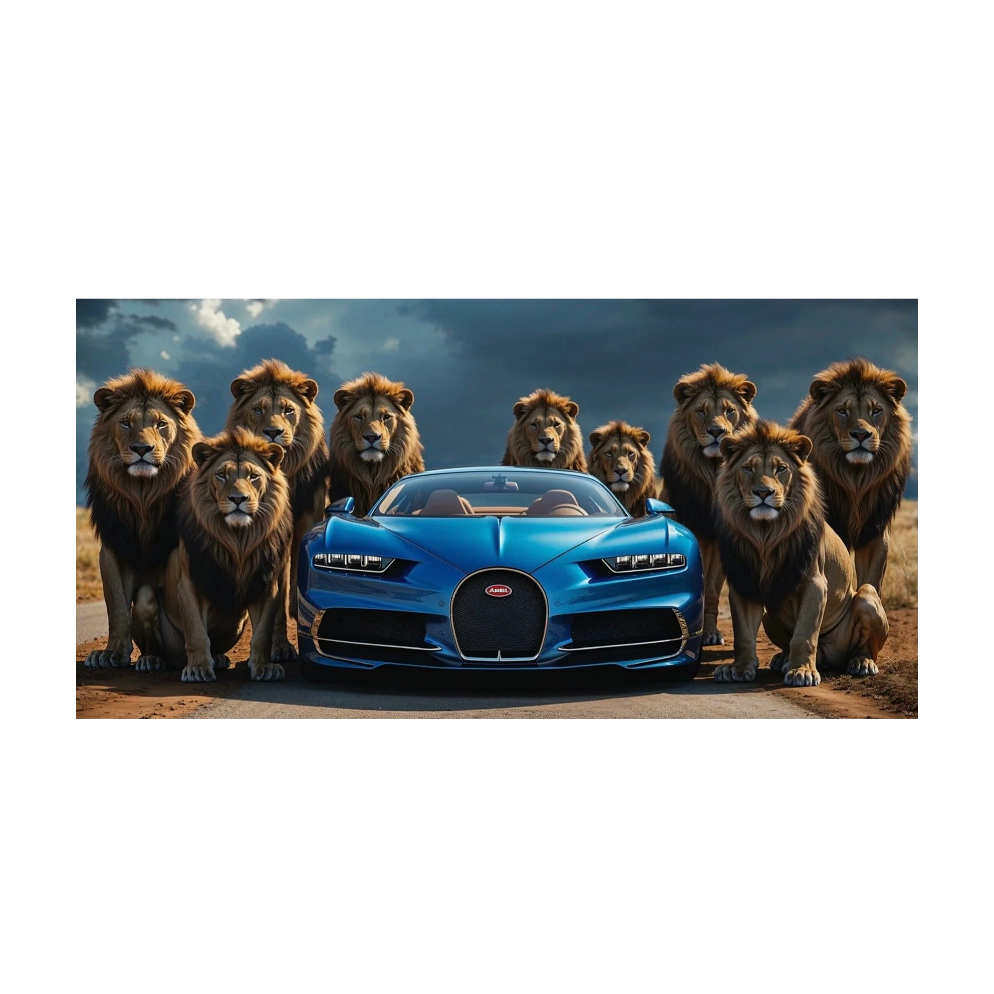 Bugatti Brotherhood Canvas Wall Art