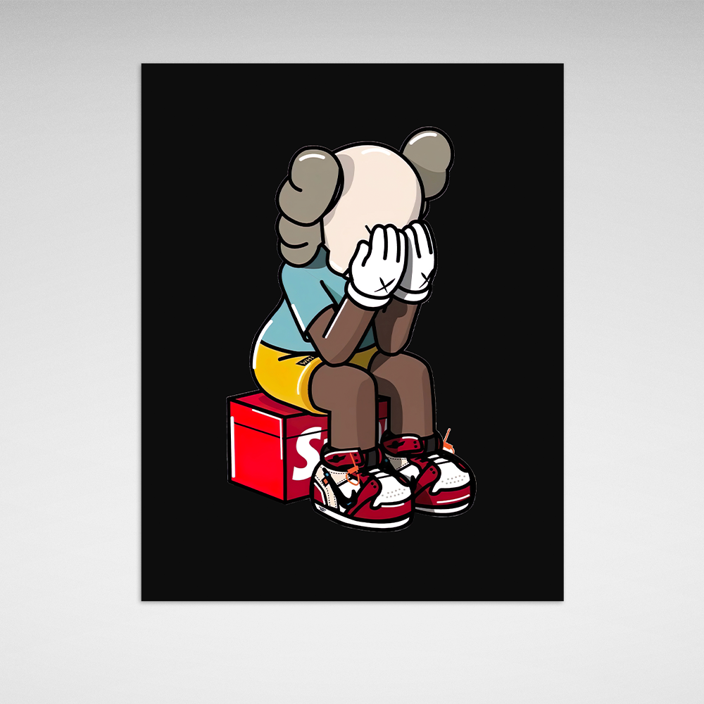 Contemplative KAWS CANVAS