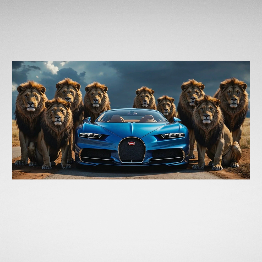 Bugatti Brotherhood Canvas Wall Art