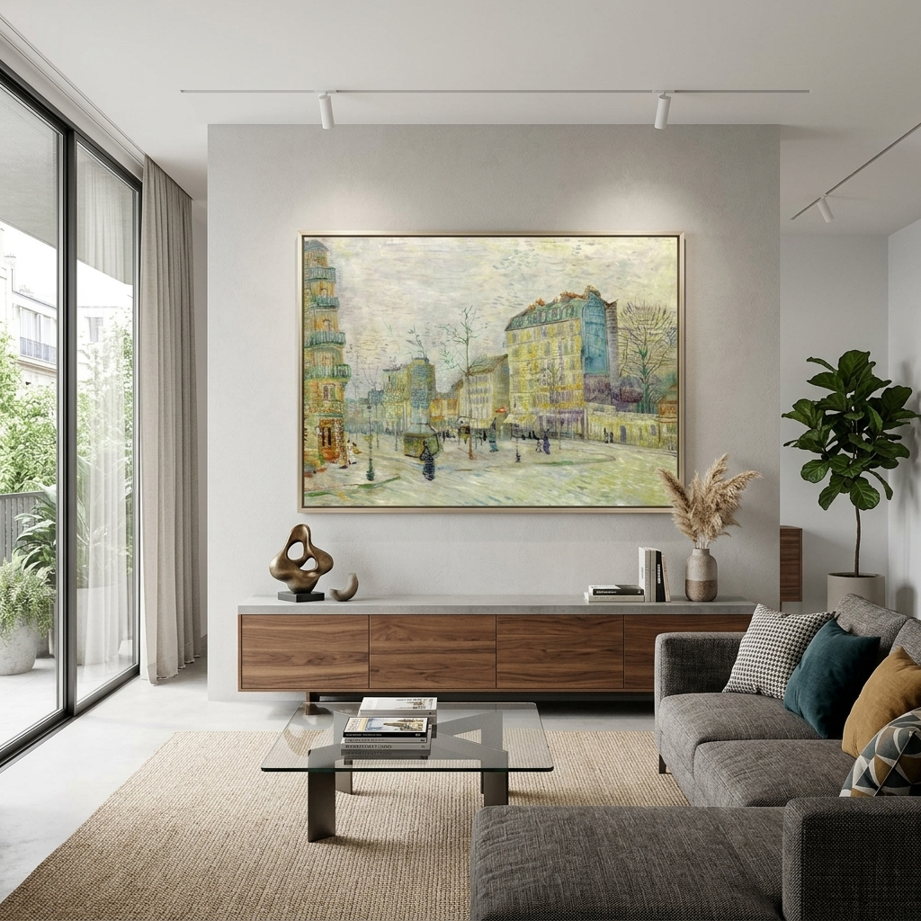 Reproduktion, Kishi Boulevard, Van Gogh, Reproduktion, Leinwandbild, Wandbild