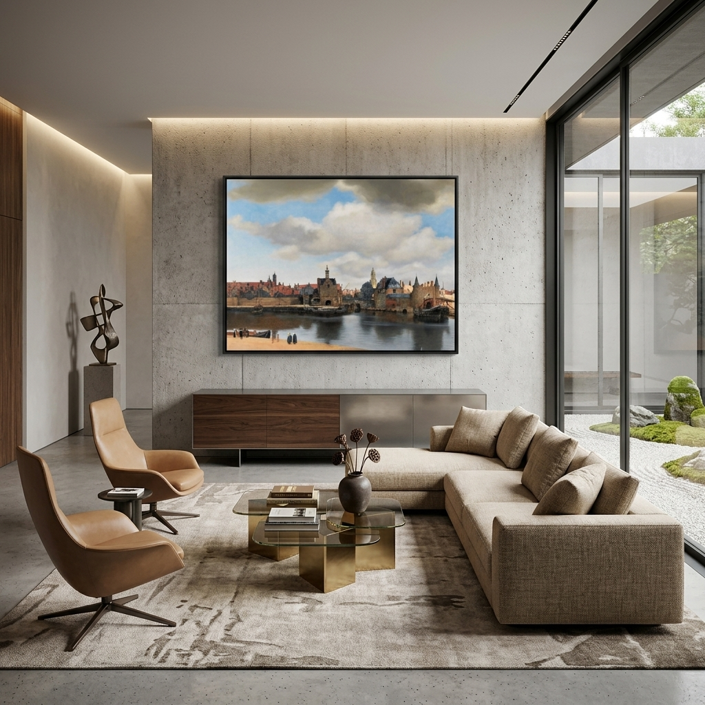 Reproduktion Delta View Reproduktion Leinwand Wand Kunstdruck