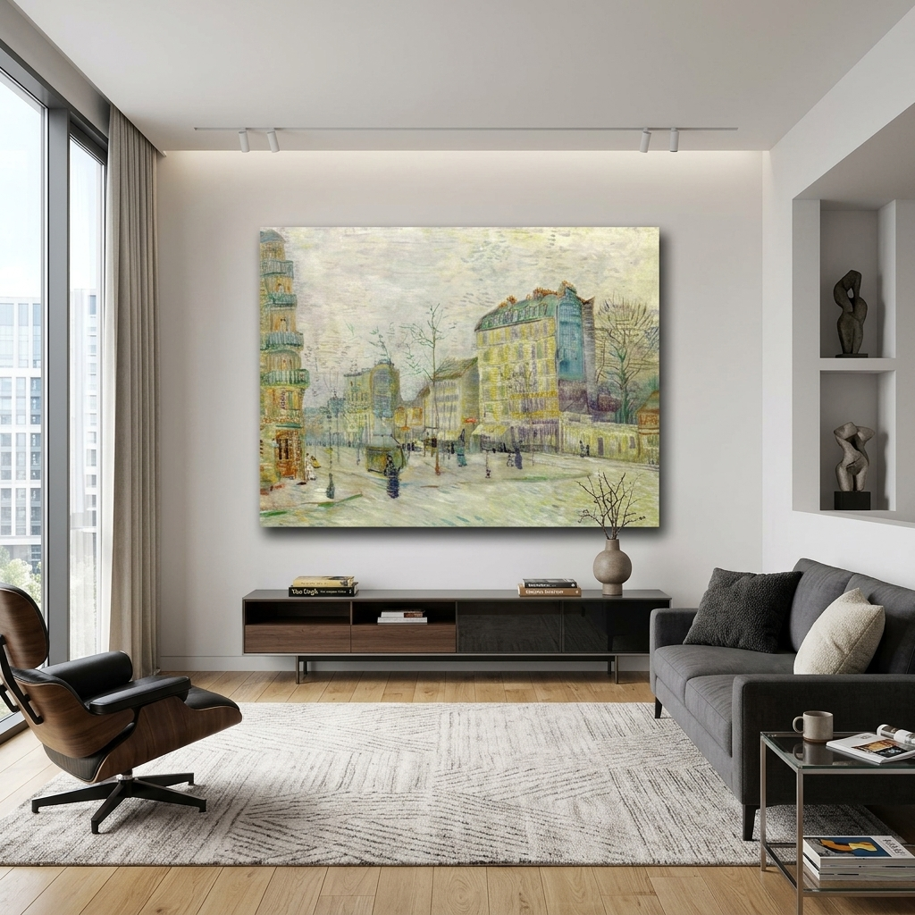 Reproduktion, Kishi Boulevard, Van Gogh, Reproduktion, Leinwandbild, Wandbild