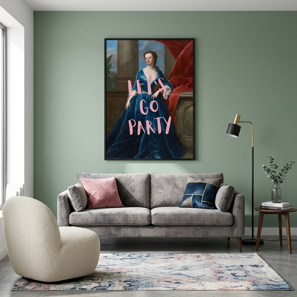 Leinwandbild „Let's go party“