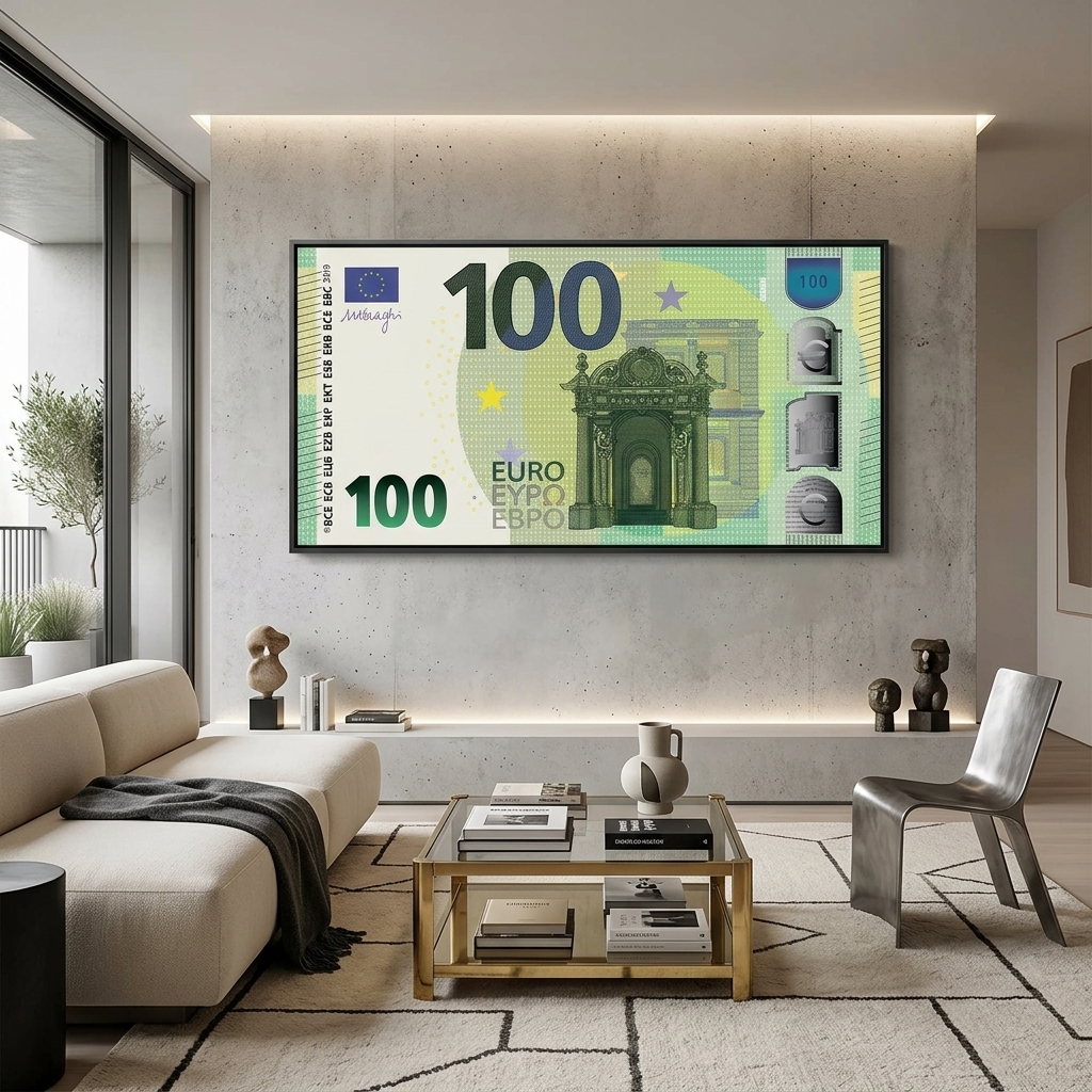 Ins Büro zur Motivation 100 Euro neues Design Inspirierender Kunstdruck auf Leinwand