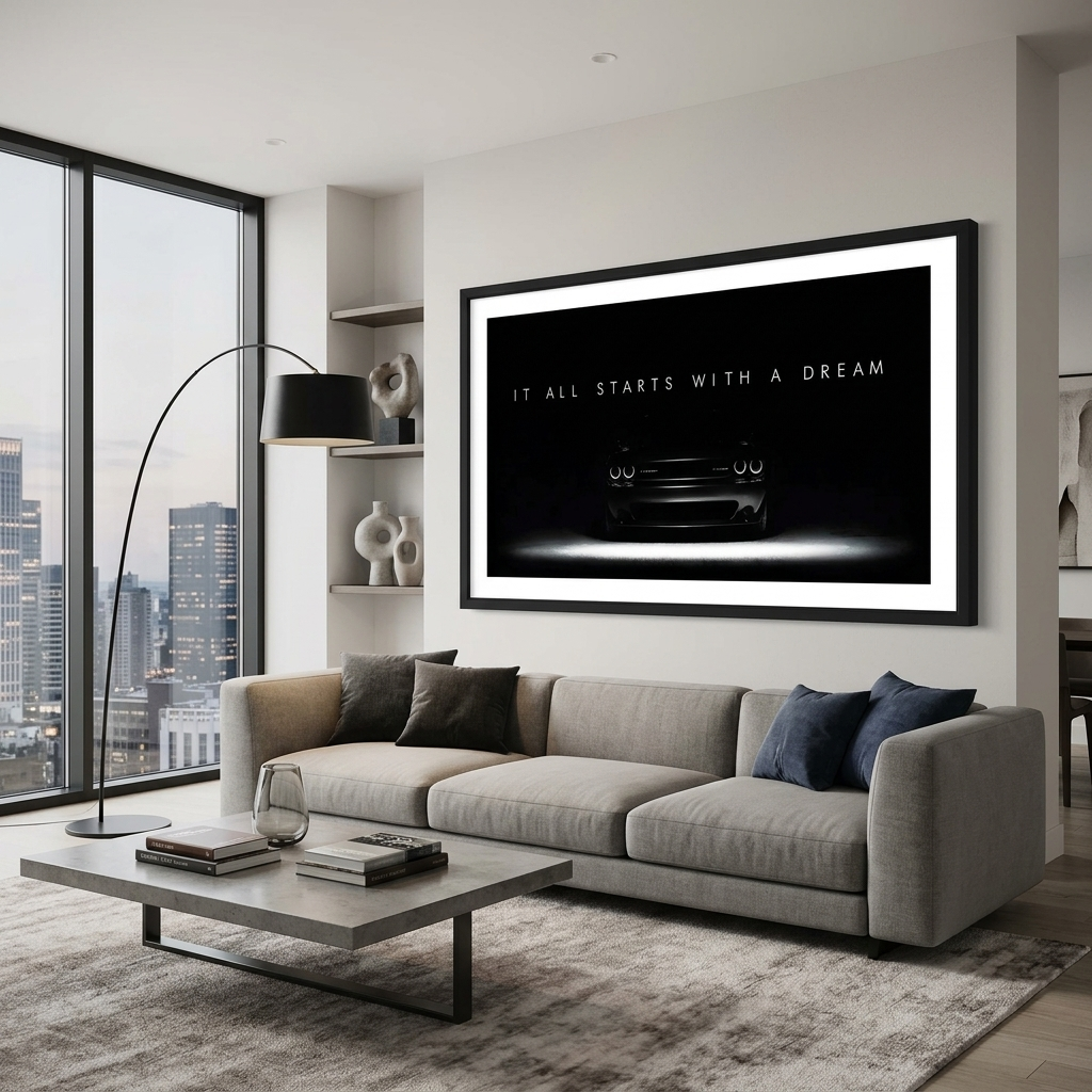 100 $ Pop-Art-Kunstdruck auf Leinwand