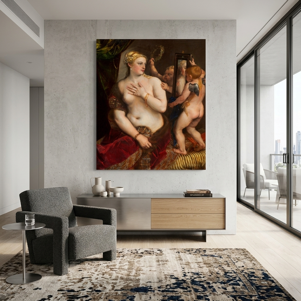 Leinwandbild „Venus und Tizian“