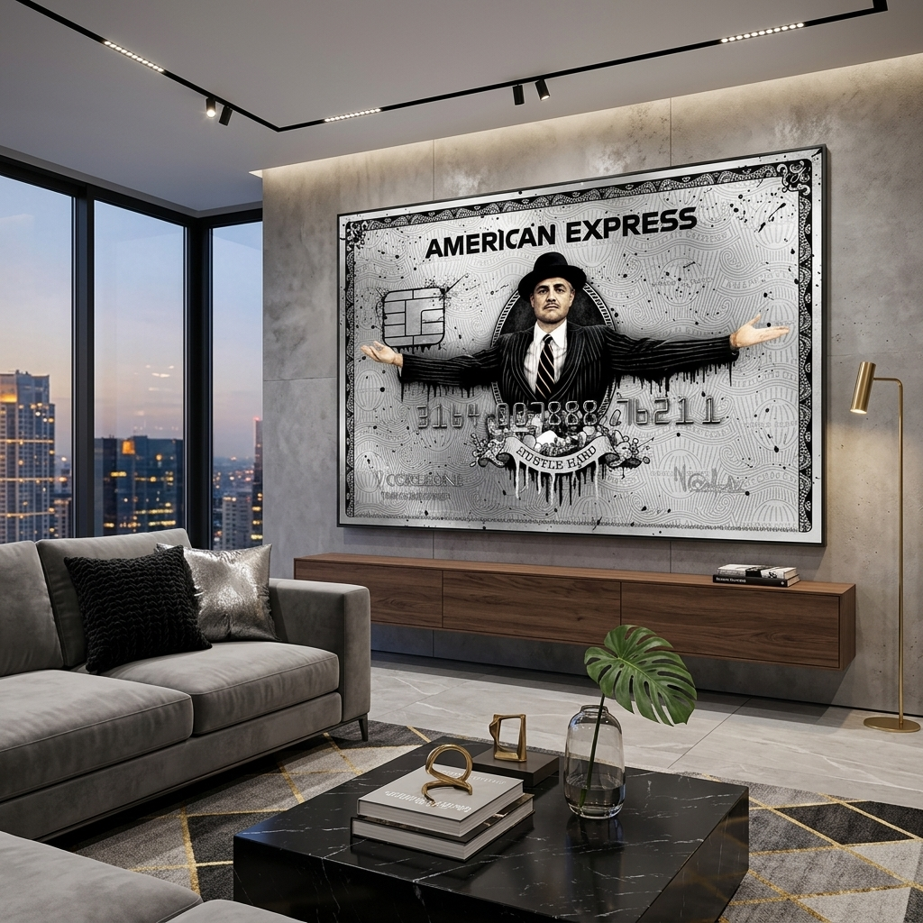 Card Royal American Express Inspirational Canvas Wall Art Print