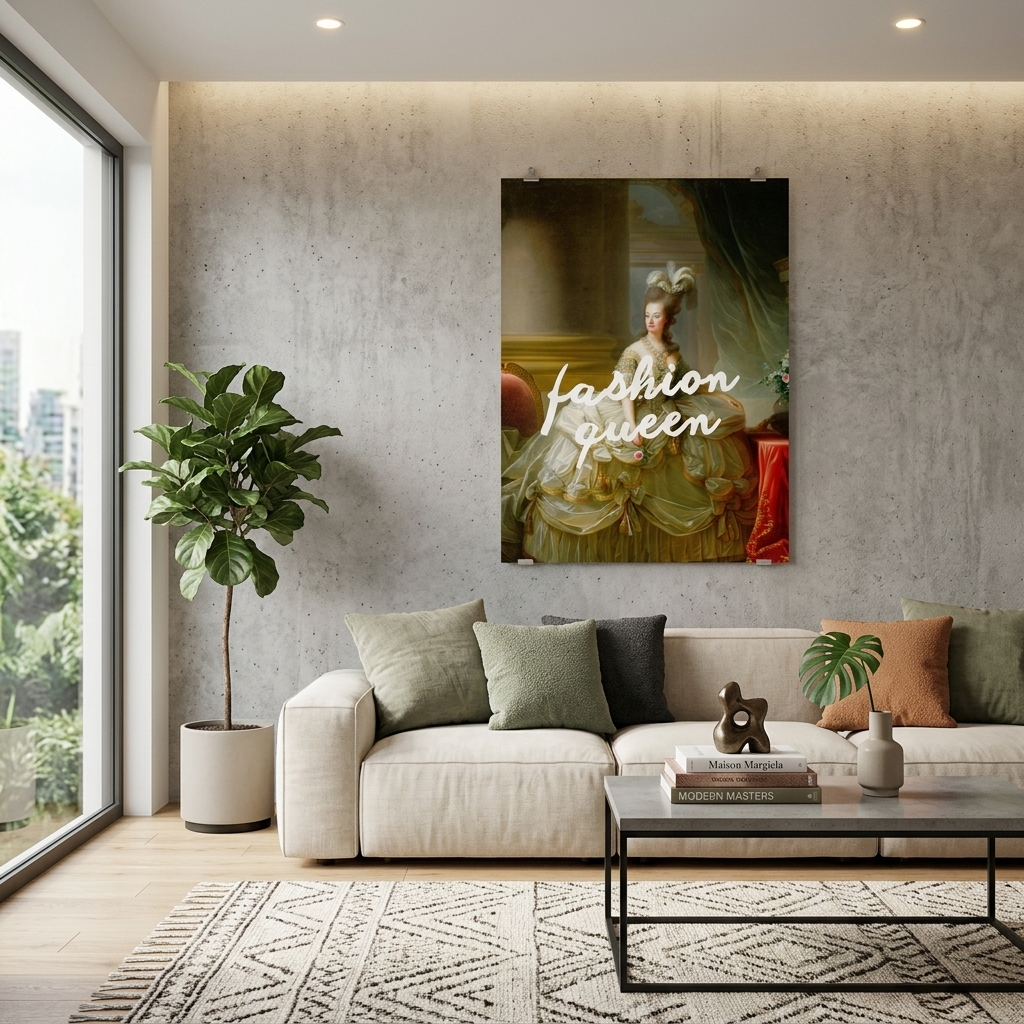 Kunstdruck auf Leinwand, Motiv „Fashion Queen“ (Kopie)