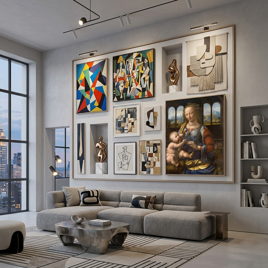 Reproduktion Madonna mit einer Nelke Reproduktion Leinwand Wand Kunstdruck