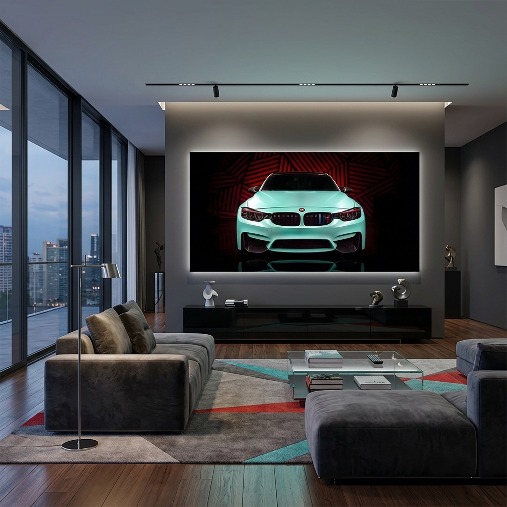 BMW M4 Leinwand-Kunstdruck