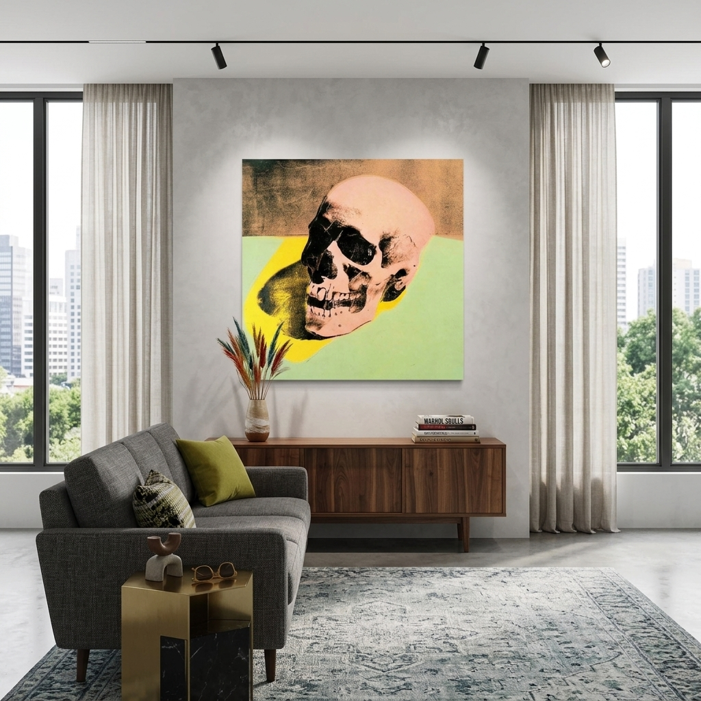 Reproduktion Der Totenkopf Reproduktion Leinwand Wand Kunstdruck