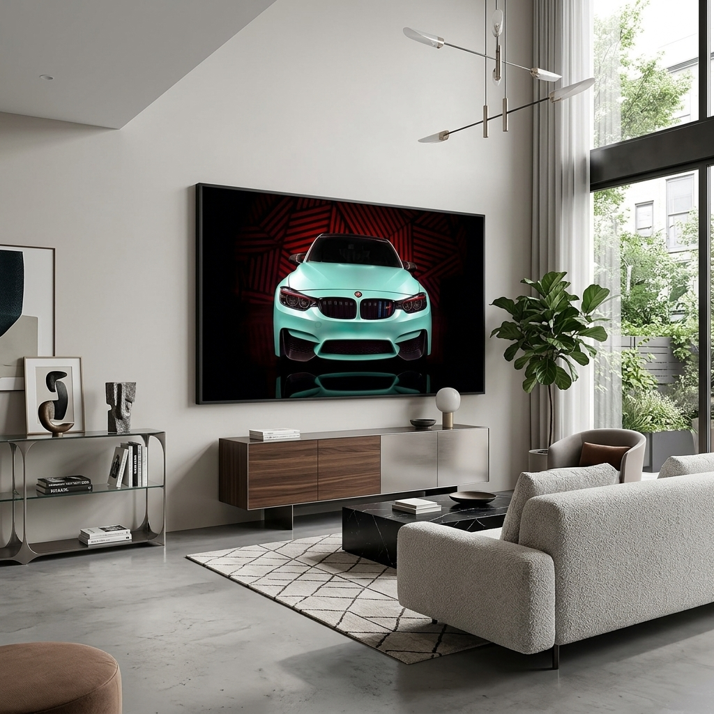 BMW M4 Leinwand-Kunstdruck