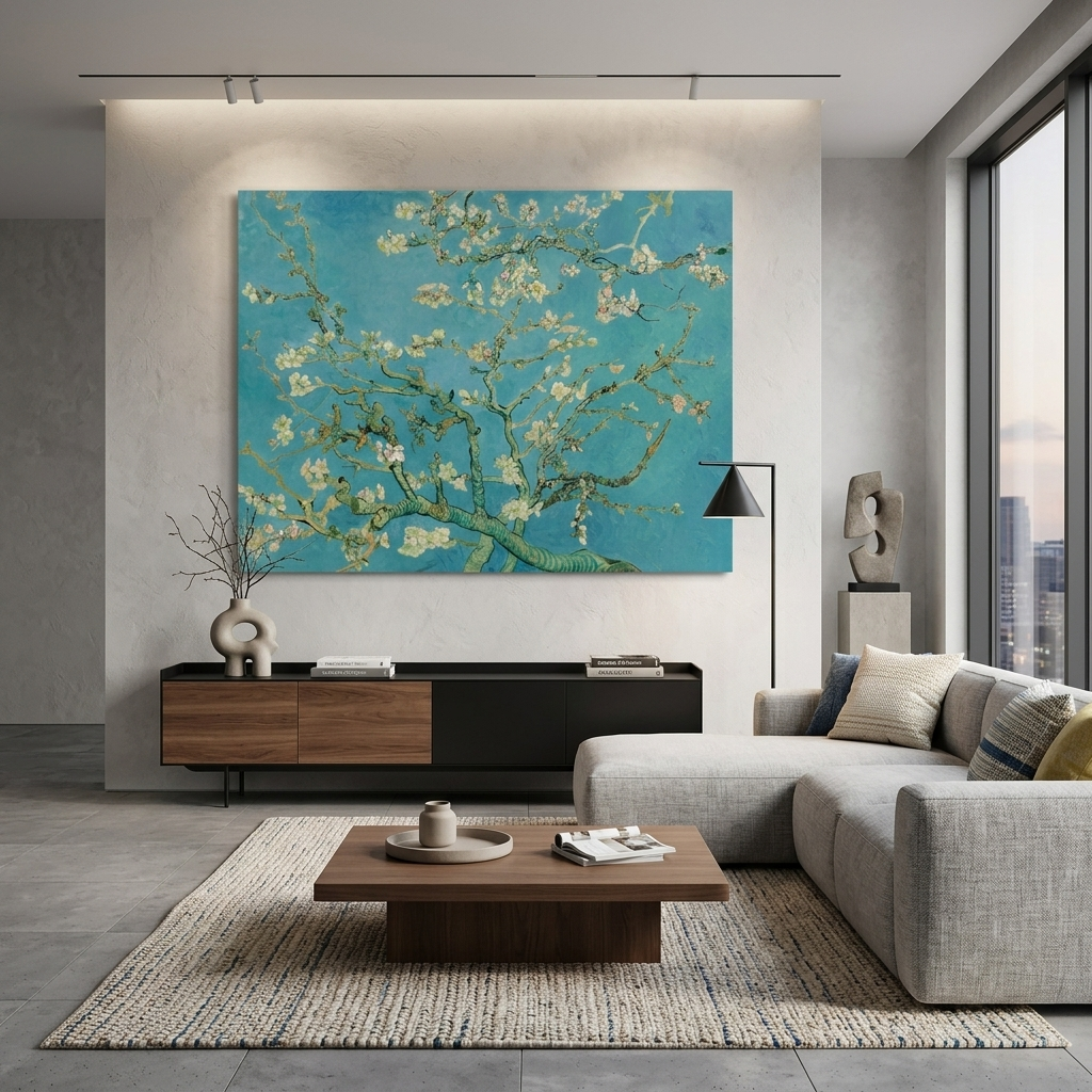 Reproduktion Mandelblüten Vincent van Gogh Reproduktion Leinwand Wand Kunstdruck