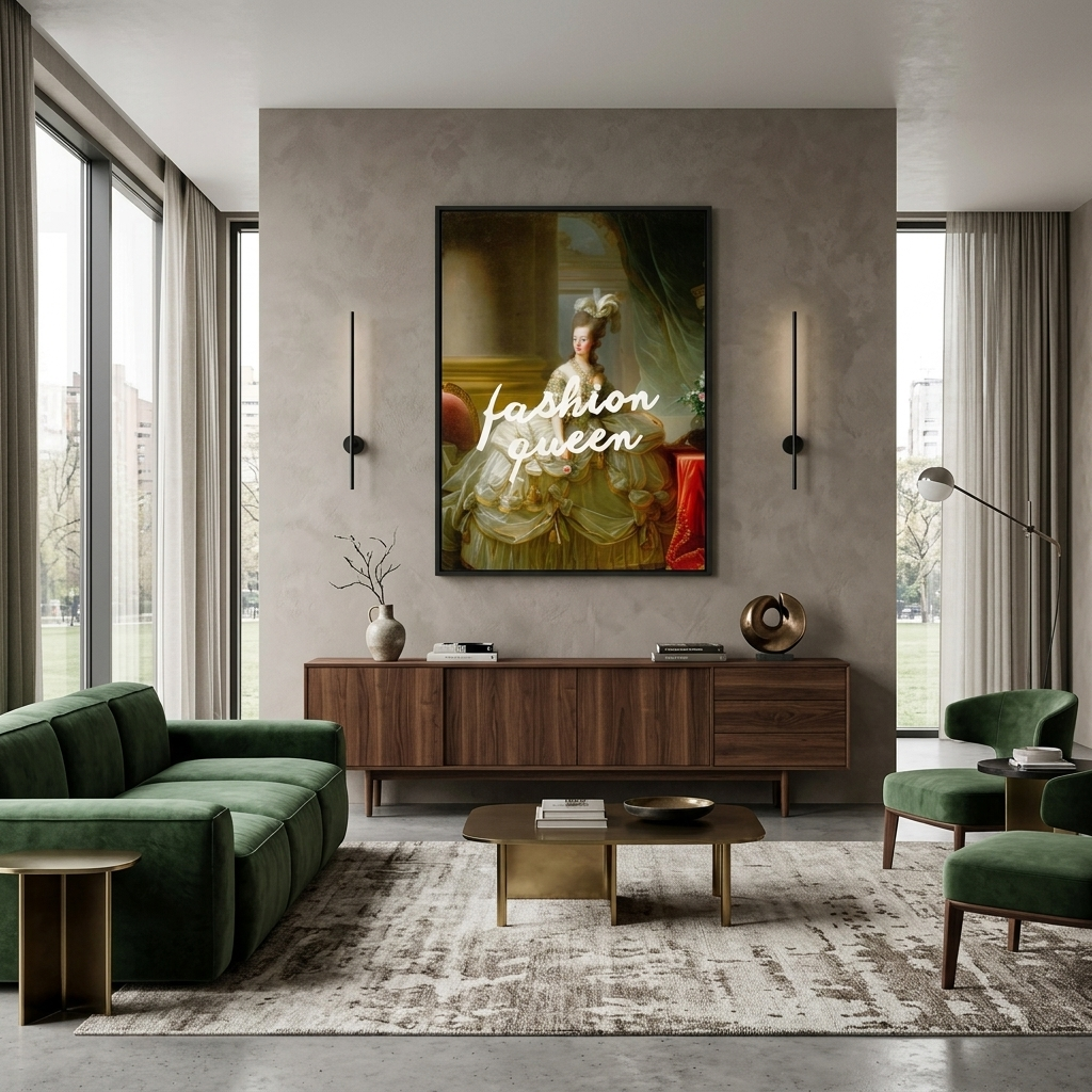 Kunstdruck auf Leinwand, Motiv „Fashion Queen“ (Kopie)