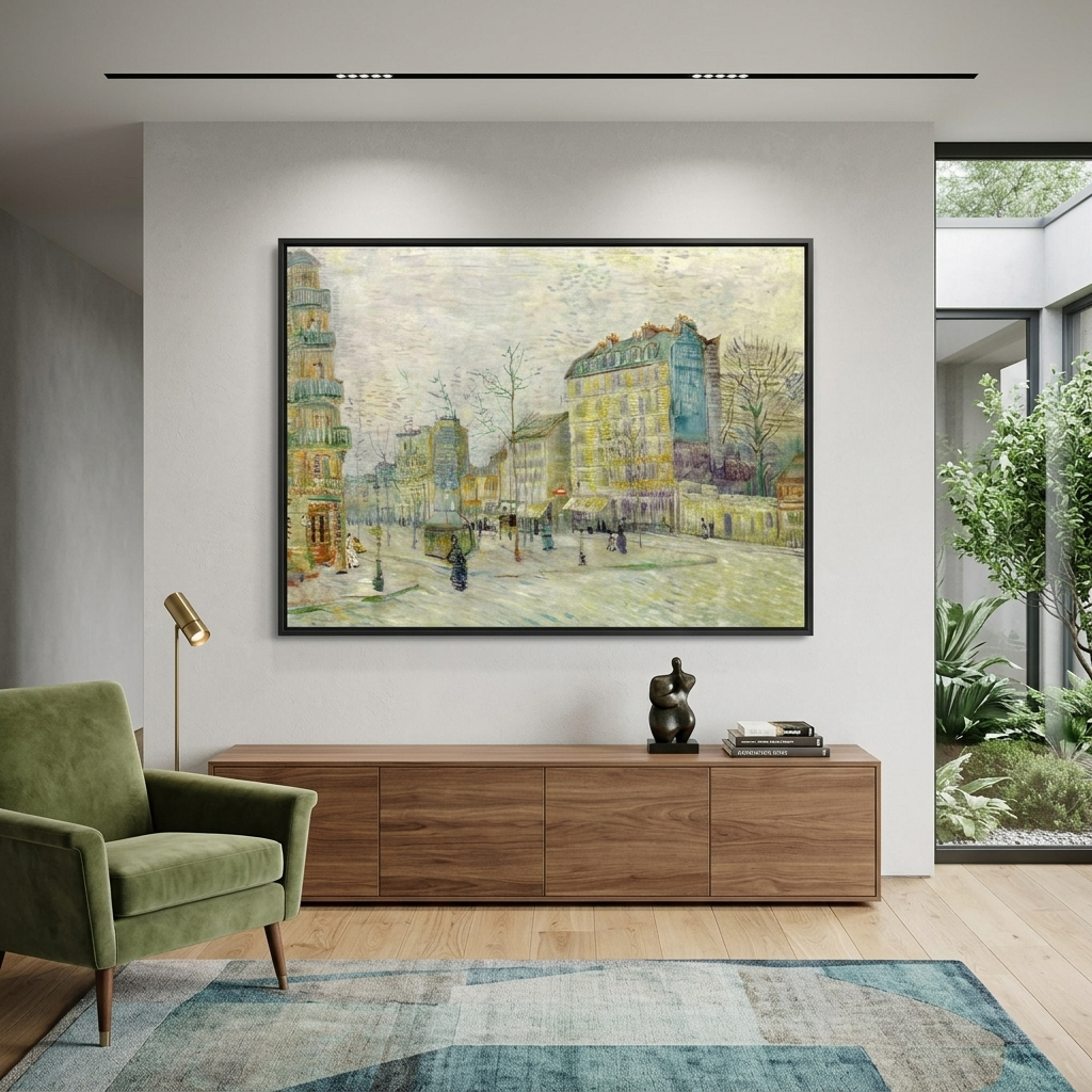 Reproduktion, Kishi Boulevard, Van Gogh, Reproduktion, Leinwandbild, Wandbild