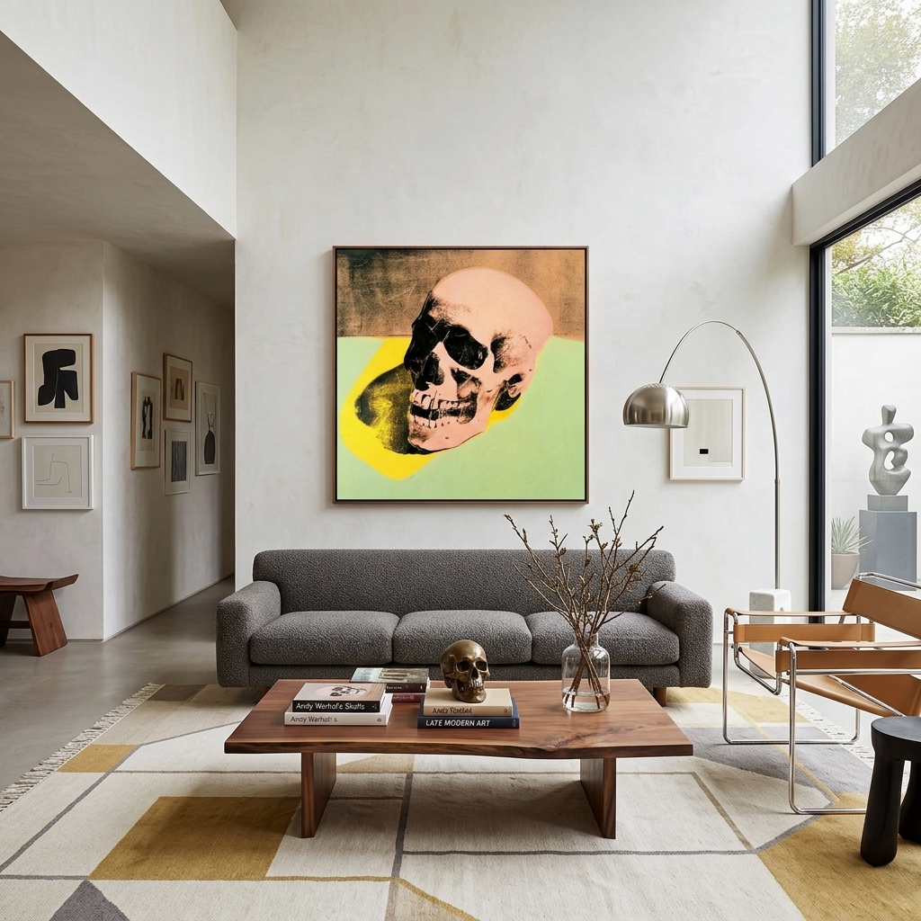 Reproduktion Der Totenkopf Reproduktion Leinwand Wand Kunstdruck