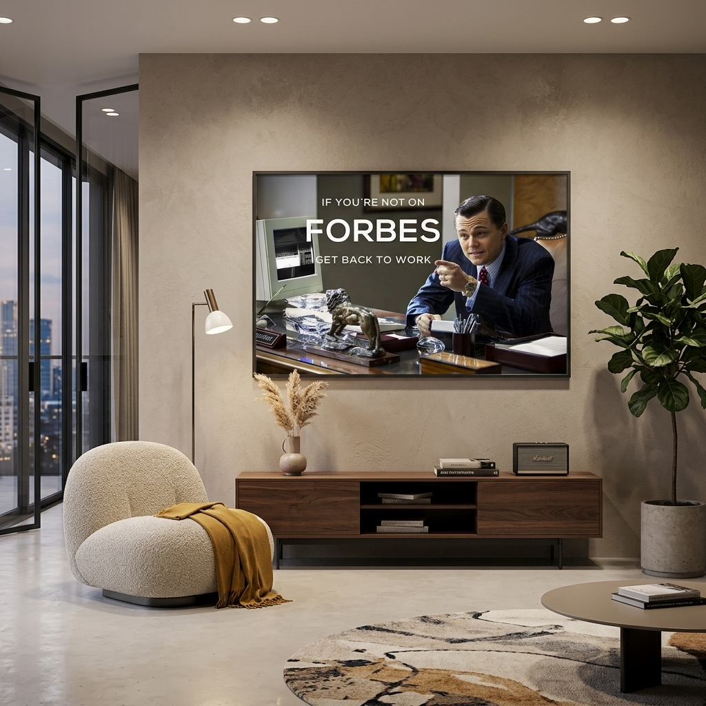 Wolf of Wall Street - Zurück an die Arbeit - Motivierender Leinwand-Kunstdruck