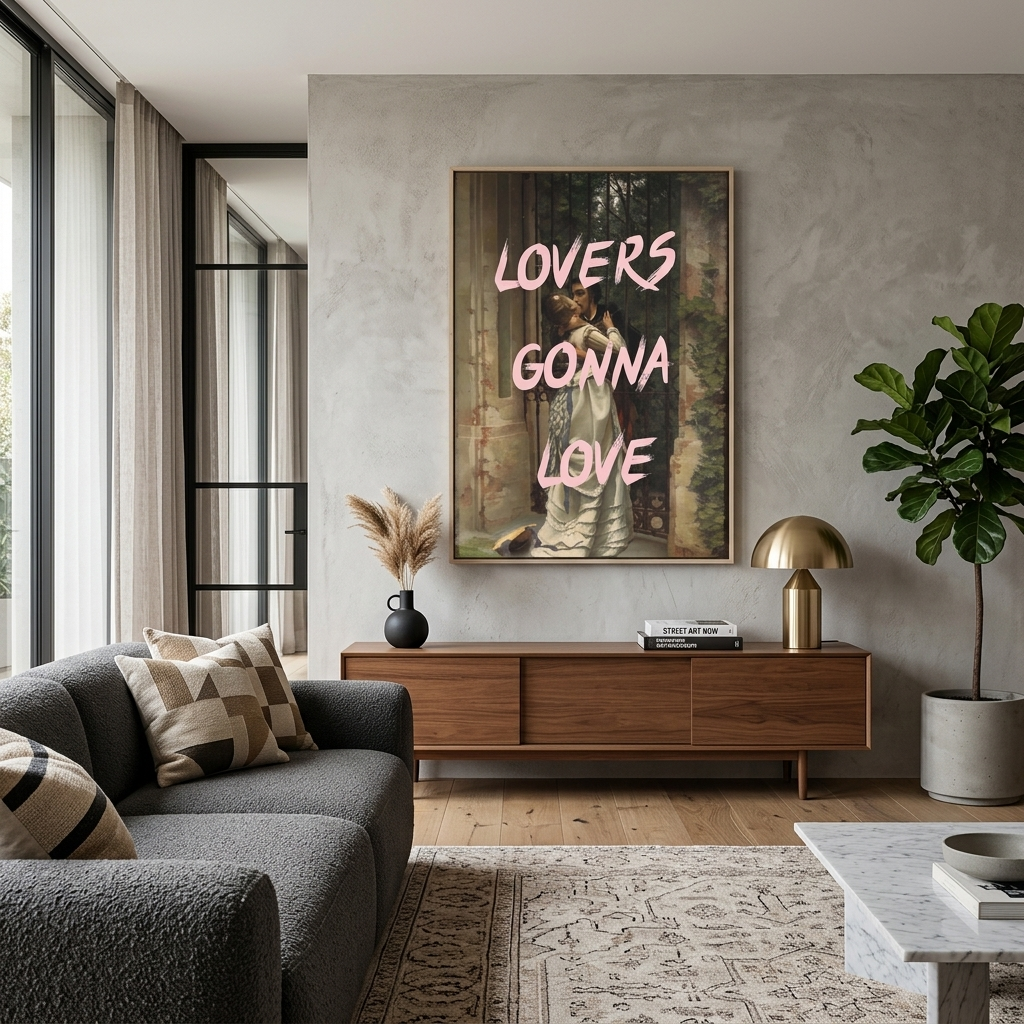 Leinwandbild „Lovers gonna love“