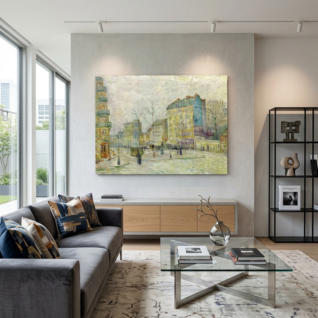 Reproduktion, Kishi Boulevard, Van Gogh, Reproduktion, Leinwandbild, Wandbild