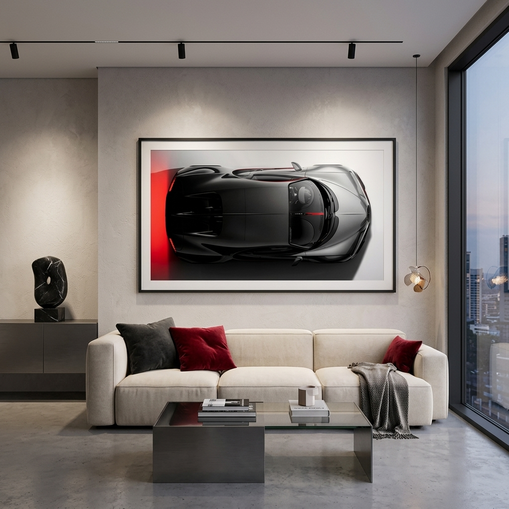 Leinwandbild „Bugatti Chiron“