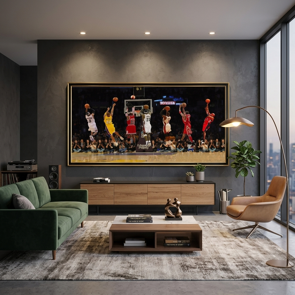 100 $ Pop-Art-Kunstdruck auf Leinwand