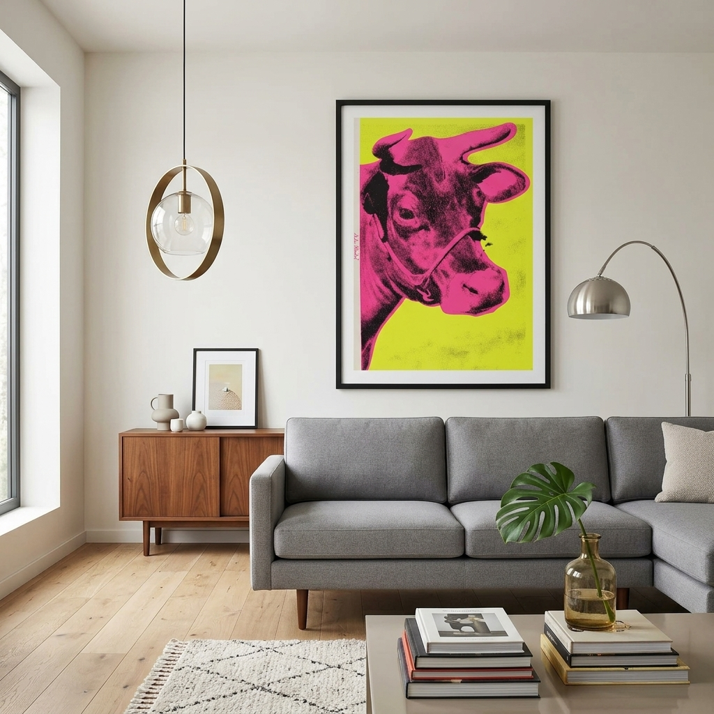 Reproduktion Kuh Reproduktion Leinwand Wand Kunstdruck