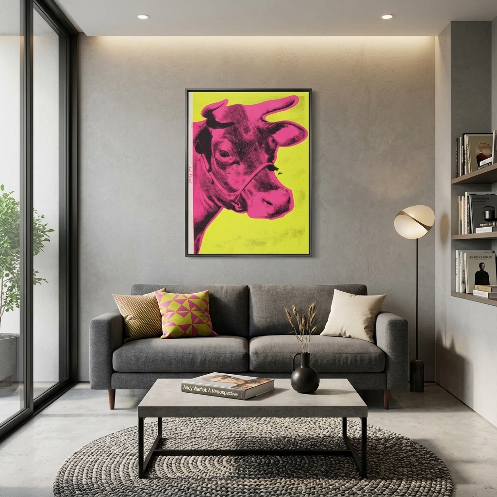 Reproduktion Kuh Reproduktion Leinwand Wand Kunstdruck