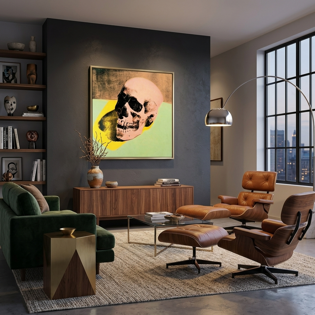 Reproduktion Der Totenkopf Reproduktion Leinwand Wand Kunstdruck