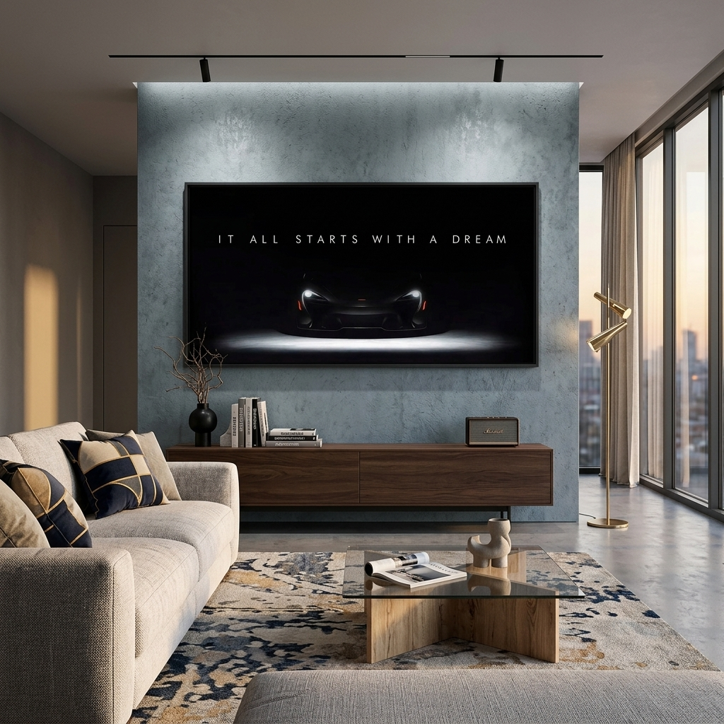 100 $ Pop-Art-Kunstdruck auf Leinwand