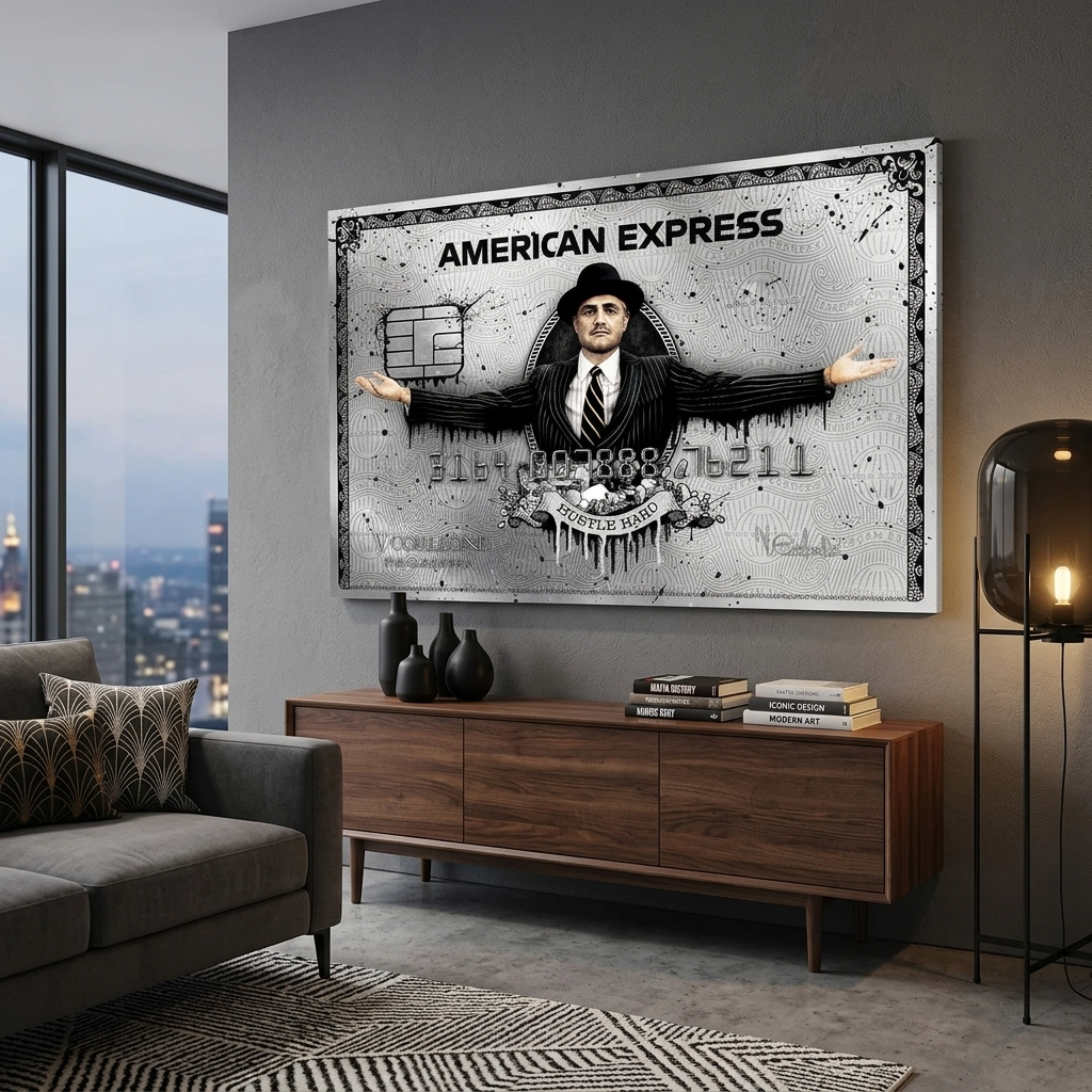 Card Royal American Express Inspirational Canvas Wall Art Print