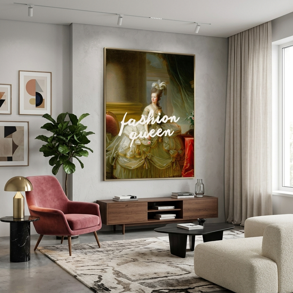 Kunstdruck auf Leinwand, Motiv „Fashion Queen“ (Kopie)